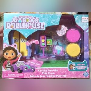 Gabby's Dollhouse Carlita Purrific Play room NEW